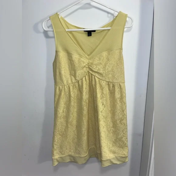 Express Dresses Express Yellow Sleeveless Mini Dress Poshmark